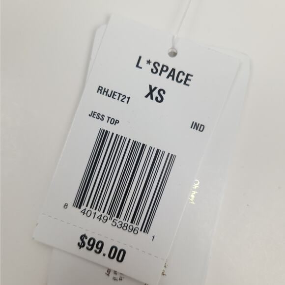 L*Space Jess Bikini Top in Indigo Blue Size XS NWT - Picture 3 of 4